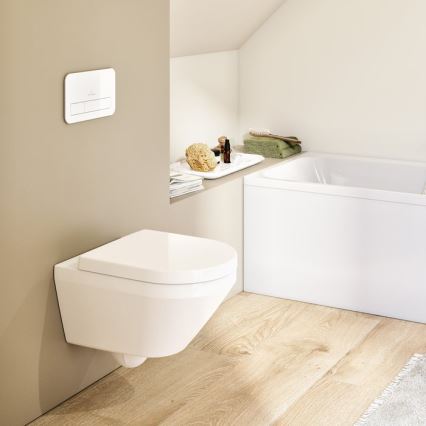 Villeroy & Boch 4694CL01 - Inodoro suspendido con asiento SoftClose ARCHITECTURA cerámica/blanco