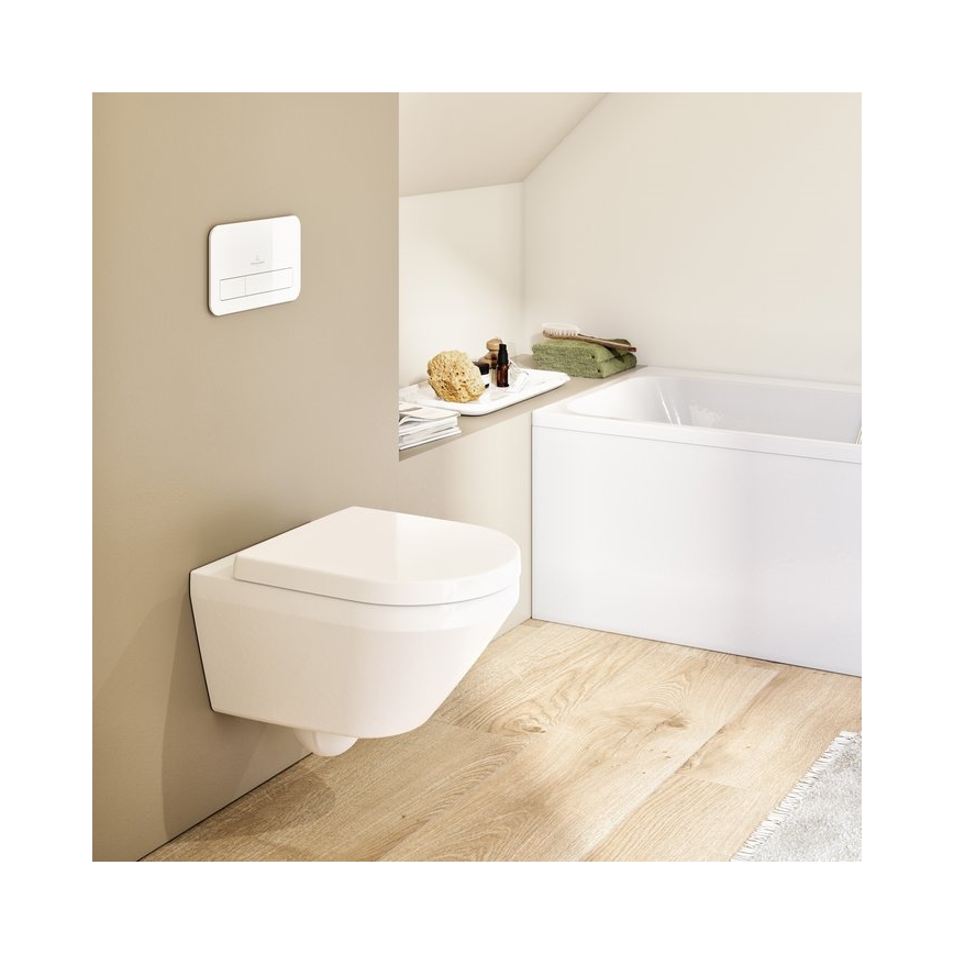 Villeroy & Boch 4694CLR1 - Inodoro suspendido con asiento SoftClose ARCHITECTURA cerámica/blanco