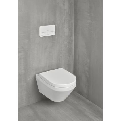 Villeroy & Boch 4694CLR1 - Inodoro suspendido con asiento SoftClose ARCHITECTURA cerámica/blanco