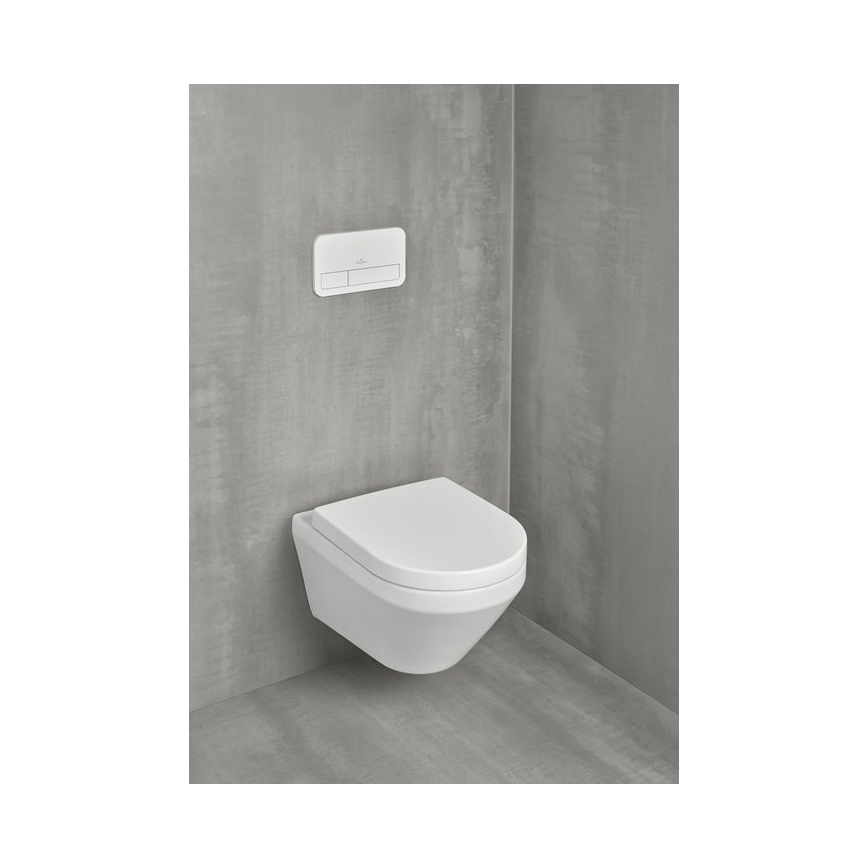 Villeroy & Boch 4694CLR1 - Inodoro suspendido con asiento SoftClose ARCHITECTURA cerámica/blanco