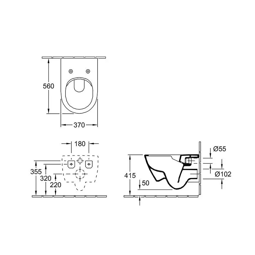 Villeroy & Boch 5614R201 - Inodoro suspendido con asiento SoftClose SUBWAY 2.0 cerámica/blanco