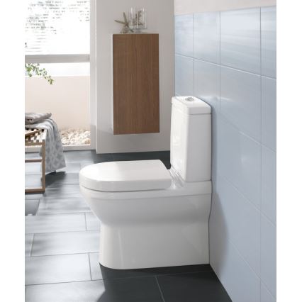 Villeroy & Boch 5788S101 - Cisterna combinada de descarga O.NOVO para WC, conexión trasera/lateral, blanca