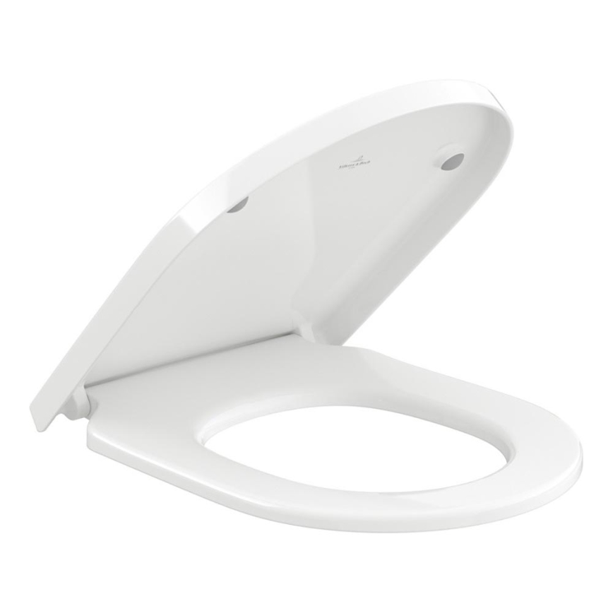 Villeroy & Boch 8M42S101 - Asiento para inodoro SoftClose SUBWAY 3.0 blanco