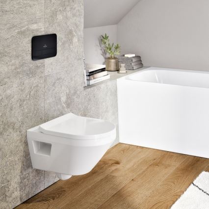 Villeroy & Boch 922490AN - Pulsador de descarga VICONNECT, negro