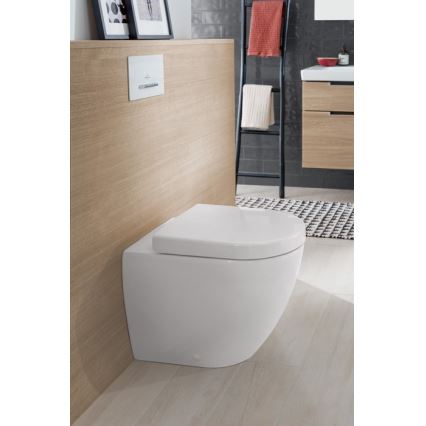 Villeroy & Boch 9M68Q101 - Asiento de inodoro SUBWAY 2.0 blanco