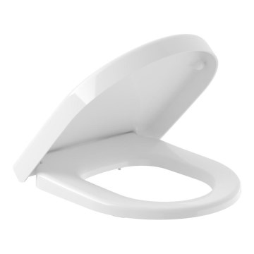 Villeroy & Boch 9M69S101 - Asiento de inodoro SUBWAY 2.0 con cierre amortiguado SoftClose, blanco