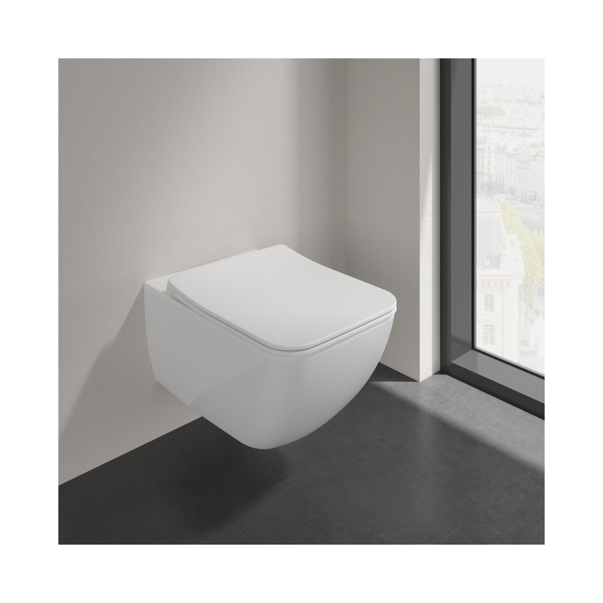 Villeroy & Boch 9M79S101 - Asiento de inodoro SoftClose VENTICELLO blanco