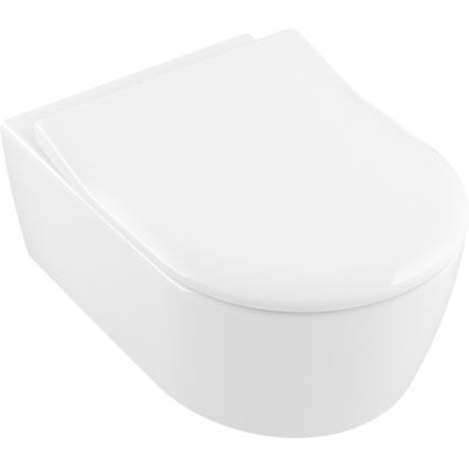 Villeroy & Boch 9M87S101 - Asiento de inodoro SoftClose AVENTO blanco