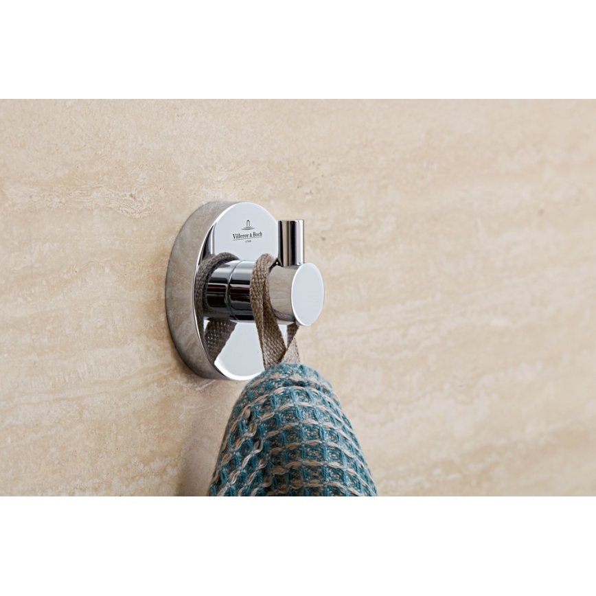 Villeroy & Boch TVA15101100061 - Gancho de pared ELEMENTS cromo brillante