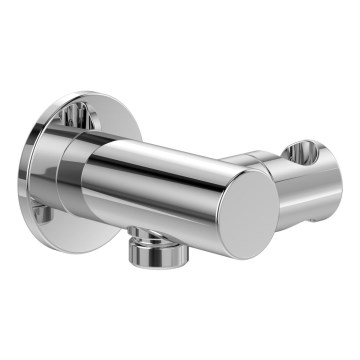 Villeroy & Boch TVC00046200061 - Soporte para ducha con salida de agua, acabado cromo brillante