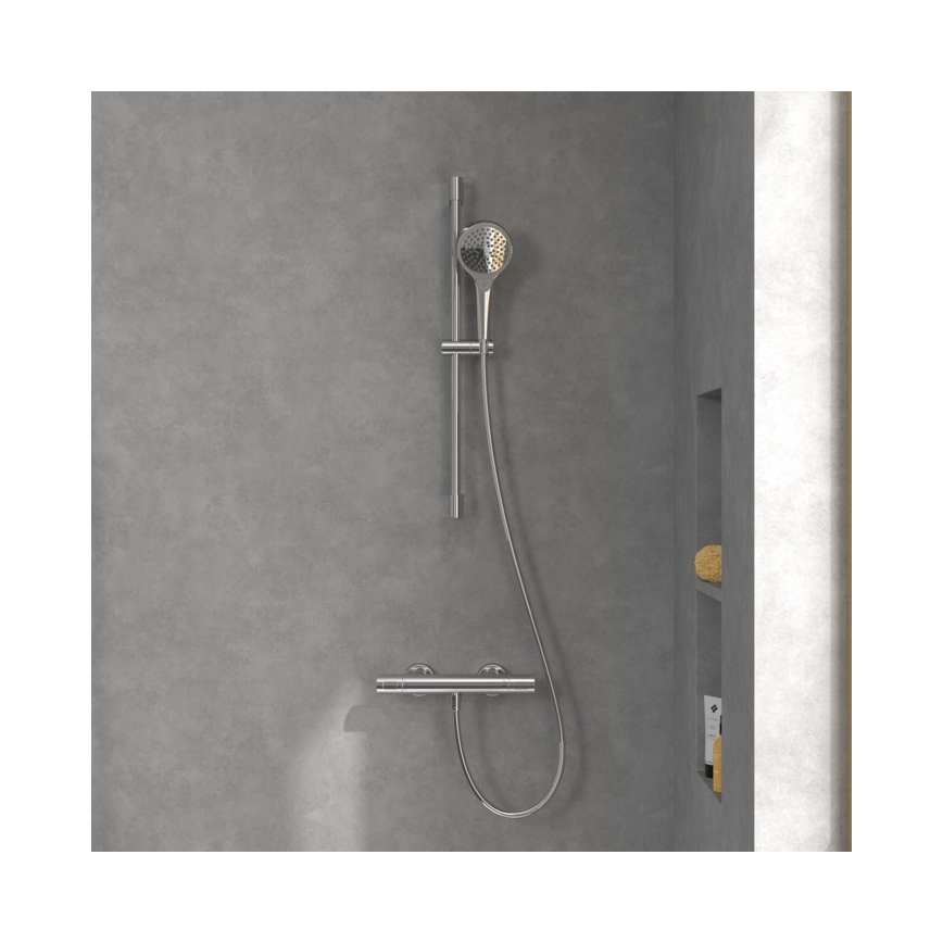 Villeroy & Boch TVS00001700061 - Grifo termostático de ducha TAPS&FITINGS, acabado cromado brillante