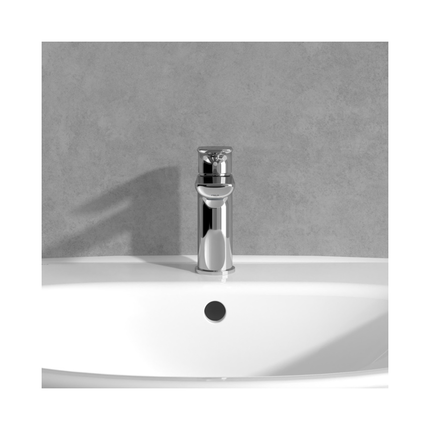Villeroy & Boch TVW10400300161 - Grifo de lavabo O.NOVO 15,5 cm cromo brillante