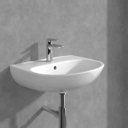 Villeroy & Boch TVW10400300161 - Grifo de lavabo O.NOVO 15,5 cm cromo brillante
