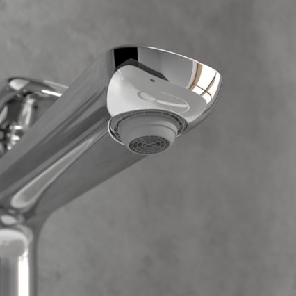 Villeroy & Boch TVW10410511061 - Grifo para lavabo + válvula de desagüe O.NOVO 29,5 cm cromo brillante