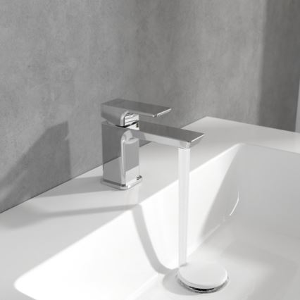 Villeroy & Boch TVW11200100161 - Grifo de lavabo SUBWAY 3.0 12,5 cm cromo pulido