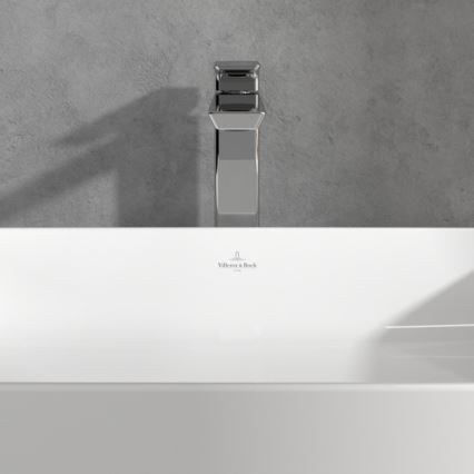 Villeroy & Boch TVW11200400061 - Grifo monomando para lavabo SUBWAY 3.0 29,5 cm, cromo brillante