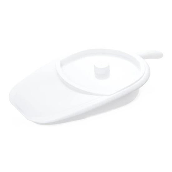 Vitility - Orinal para cama con tapa blanco