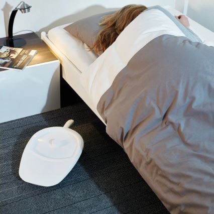 Vitility - Orinal para cama con tapa blanco