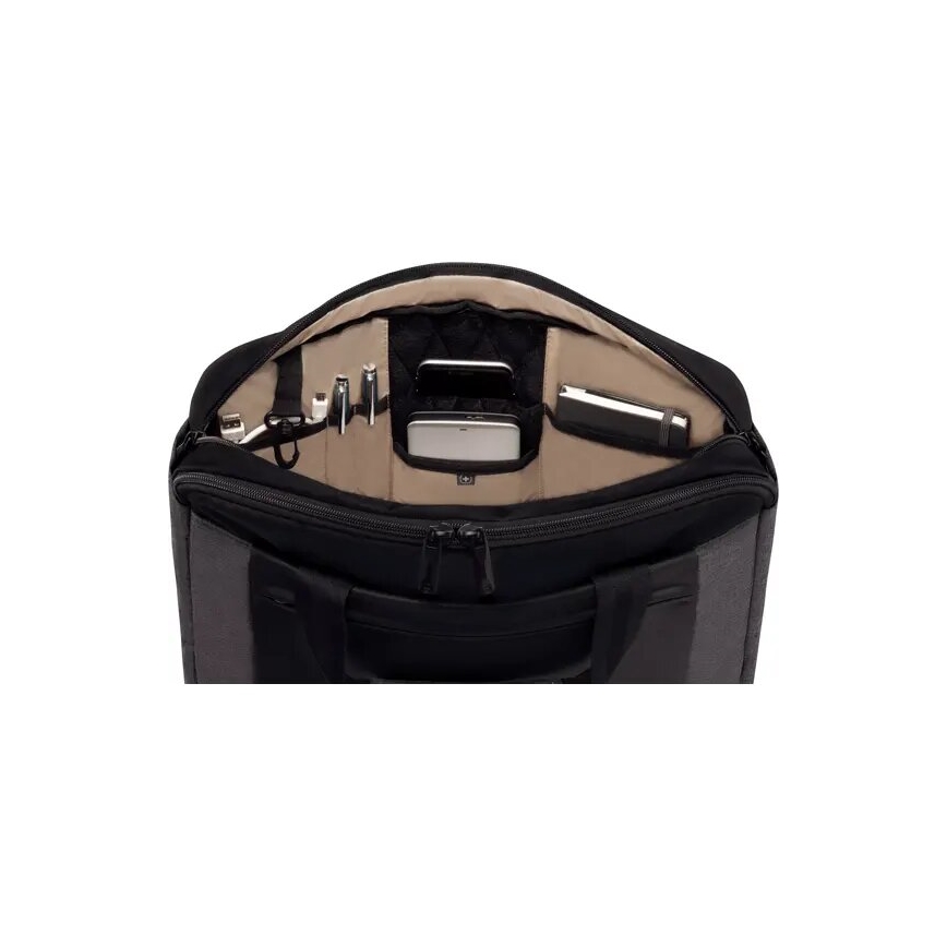 Wenger- Bolsa para portátil 9 l 16 con bolsillo para tableta 10 Underground negro/gris
