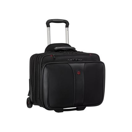 Wenger - Maleta de viaje con ruedas 25 l 17 + bolsa para portátil 15,6 Patriot negro