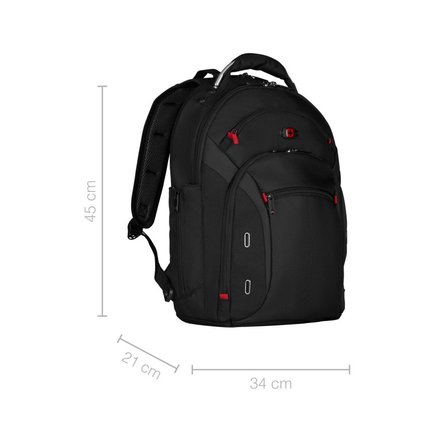Wenger - Mochila para portátil 20 l 15 con bolsillo para tableta 10 Gigabyte negro