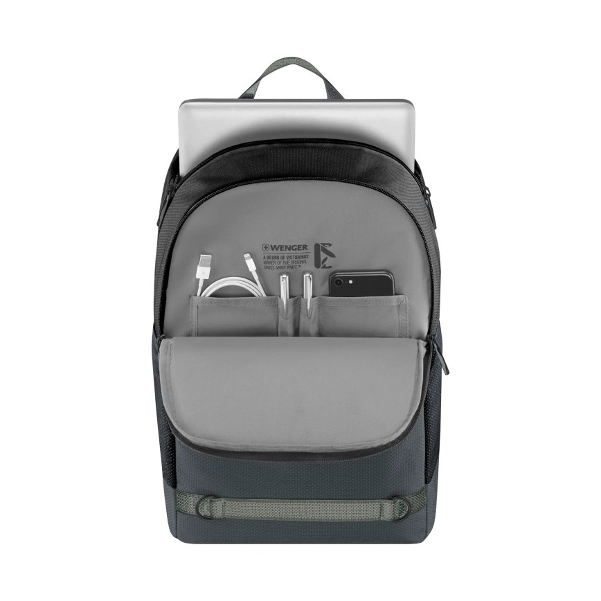 Wenger - Mochila para portátil 23 l 15,6 Tyon negro/gris