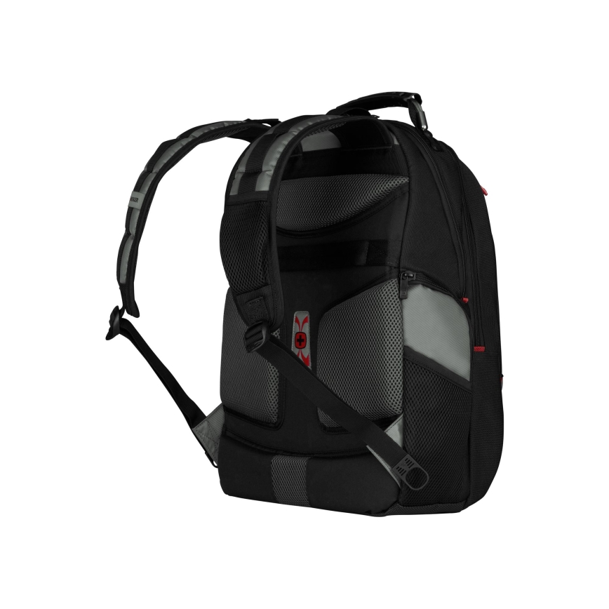 Wenger - Mochila para portátil 25 l 17 con bolsillo para tableta 12 Pegasus negro/gris