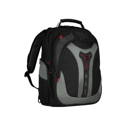 Wenger - Mochila para portátil 25 l 17 con bolsillo para tableta 12 Pegasus negro/gris