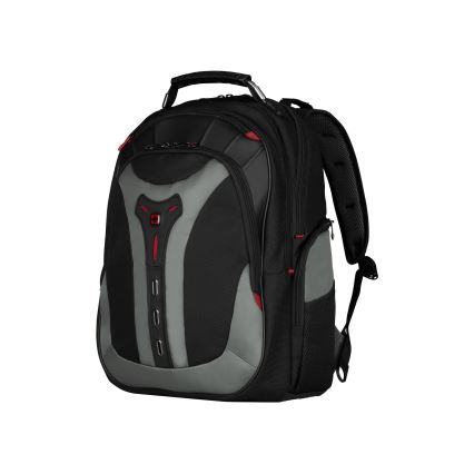 Wenger - Mochila para portátil 25 l 17 con bolsillo para tableta 12 Pegasus negro/gris