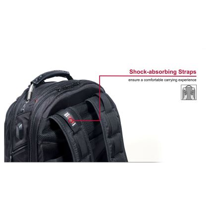 Wenger - Mochila para portátil 26 l 17 con bolsillo para tableta 10 Ibex Ballistic Deluxe