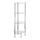 WENKO 15852100 - Estantería YAGO 30x104 cm acero inoxidable/plateado/transparente