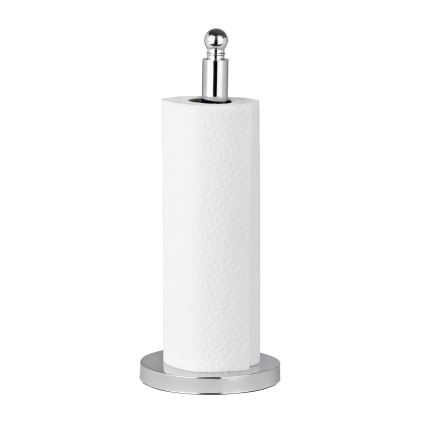 WENKO 16878100 - Soporte para papel higiénico VITERBO 14x35 cm plateado
