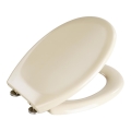 WENKO 18760100-WC asiento de inodoro OTTANA 37,5x44,5 cm beige/plata