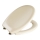 WENKO 18760100-WC asiento de inodoro OTTANA 37,5x44,5 cm beige/plata