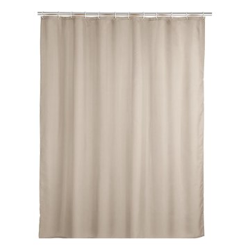WENKO 20045100 - Cortina de ducha 180x200 cm beige