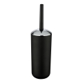 WENKO 21210100 - Cepillo para WC BRASIL 10x37 cm negro/cromado brillante