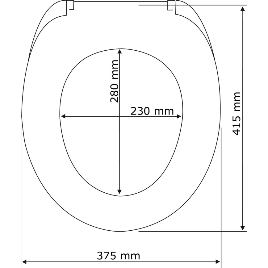 WENKO 22403100-WC asiento SAMOS 44,5x37,5 cm azul/plateado