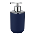 WENKO 22519100 - Dispensador de jabón BRASIL 320 ml azul/cromo brillante