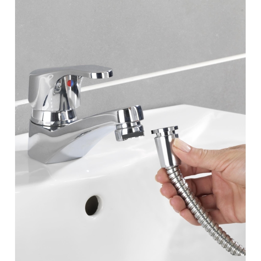 WENKO 22866100 - Ducha UNIVERSAL 170x6,5 cm cromado brillante/plateado/gris