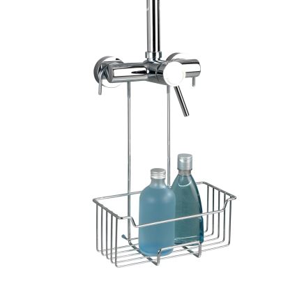 WENKO 23499100 - Estante de ducha MILO 25x36 cm acero inoxidable/plateado/transparente