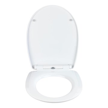 WENKO 23532100-WC asiento para WC 300/350 kg, 36,5 x 45 cm, multicolor/plateado