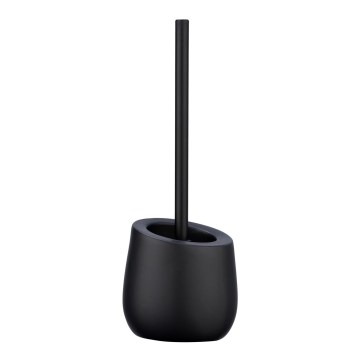 WENKO 23654800 - Cepillo para inodoro BADI 13,5x38 cm negro