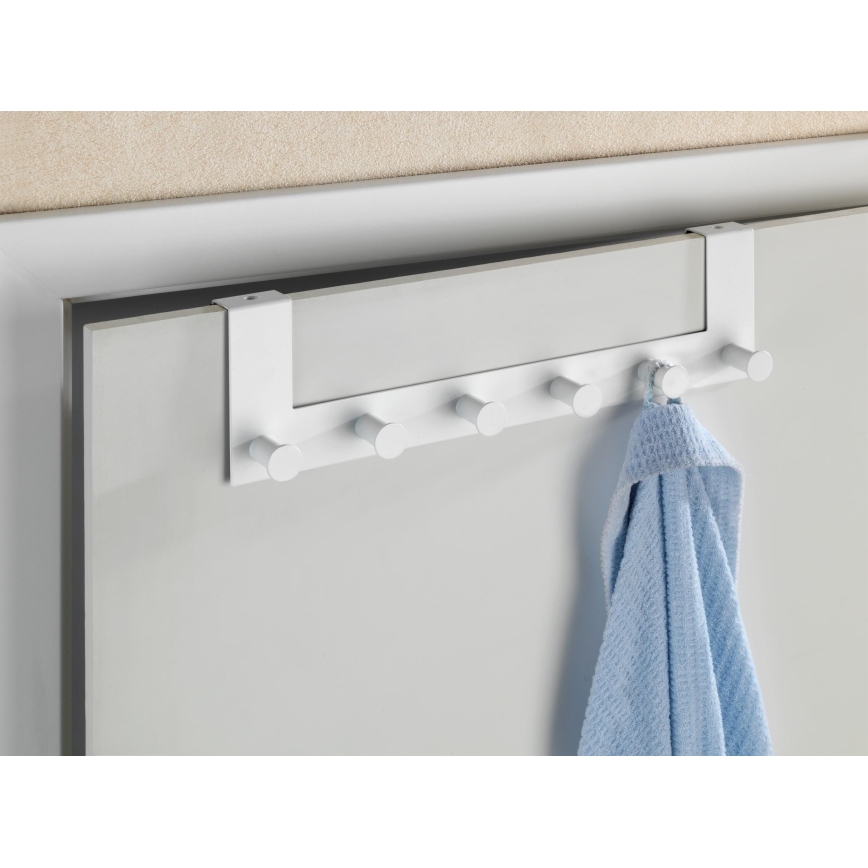WENKO 23724100-Perchero CELANO 39x11 cm blanco