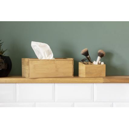 WENKO 23916100 - Organizador TERRA 12 x 9 cm marrón