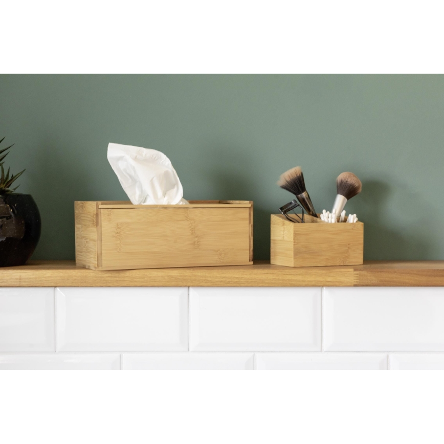WENKO 23916100 - Organizador TERRA 12 x 9 cm marrón