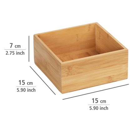 WENKO 23919100 - Bandeja TERRA 15x7 cm marrón