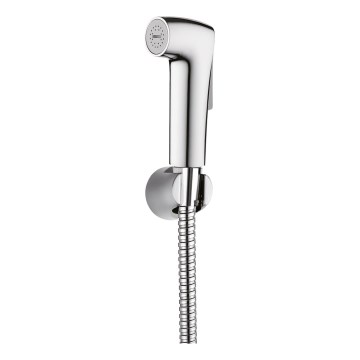 WENKO 23999100 - Set de bidé SISTEMA DE AHORRO DE AGUA 12x7 cm cromo brillante/plateado