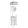 WENKO 24074800 - Soporte para papel higiénico 16x59 cm cromo brillante