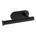 WENKO 24287100 - Soporte para papel higiénico TURBO-LOC OREA BLACK 16x7 cm acero inoxidable/negro