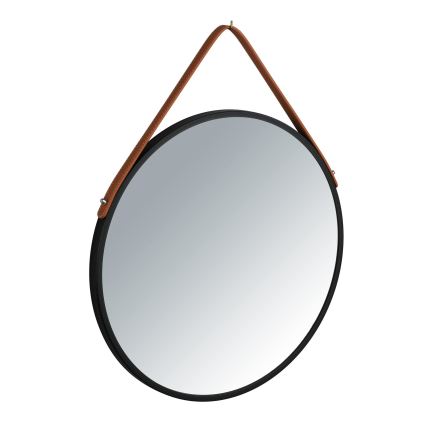 WENKO 24424100 - Espejo BORRONE 40x40 cm negro/plateado